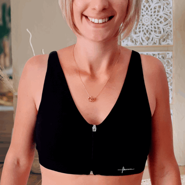 Brassière anti-douleur Confort Coton avec poche prothèse fibranova® – Image 2