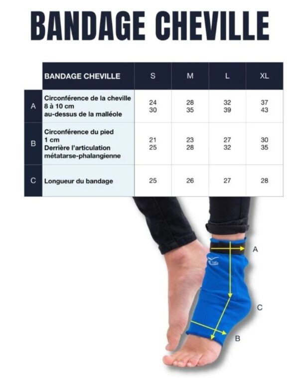 BANDAGE CHEVILLE Confort articulaire Wil - Image 2